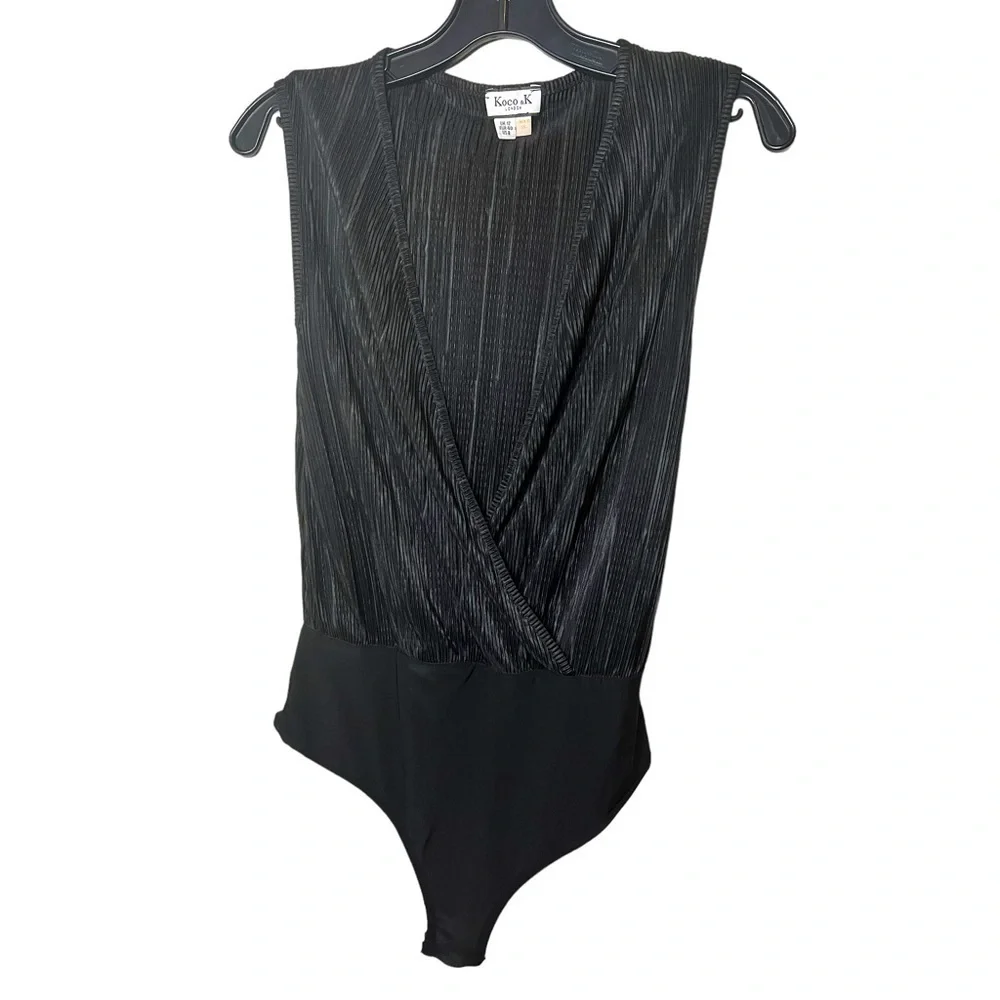 Koco & K London BodySuit Size 8 Black Sleeveless
